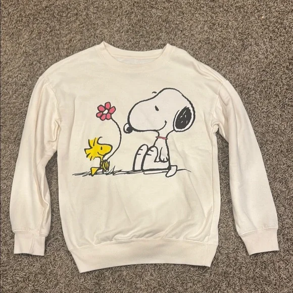 Peanuts Cream XS Sweatshirt - Picture 1 of 4
